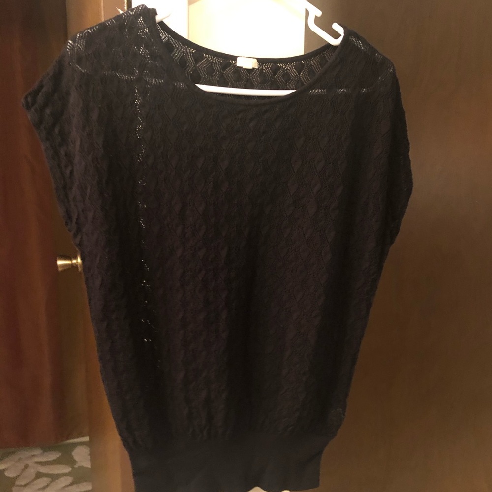 J Crew Button Detail Knit Top